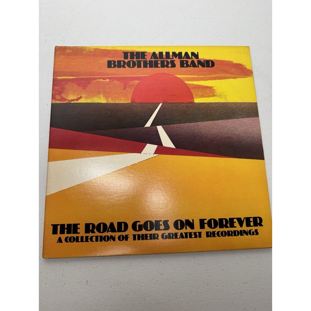 Allman Brothers Band The Road Goes On Forever 2LP Vinyl 12" Capricorn Black78